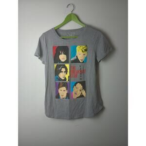 The Breakfast Club‎ Graphic Tee Gray Movie T-Shirt 80s Retro Pop Art Size S